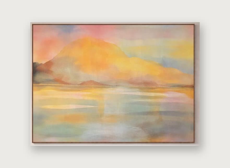 Evening Lake — Acrylic on canvas